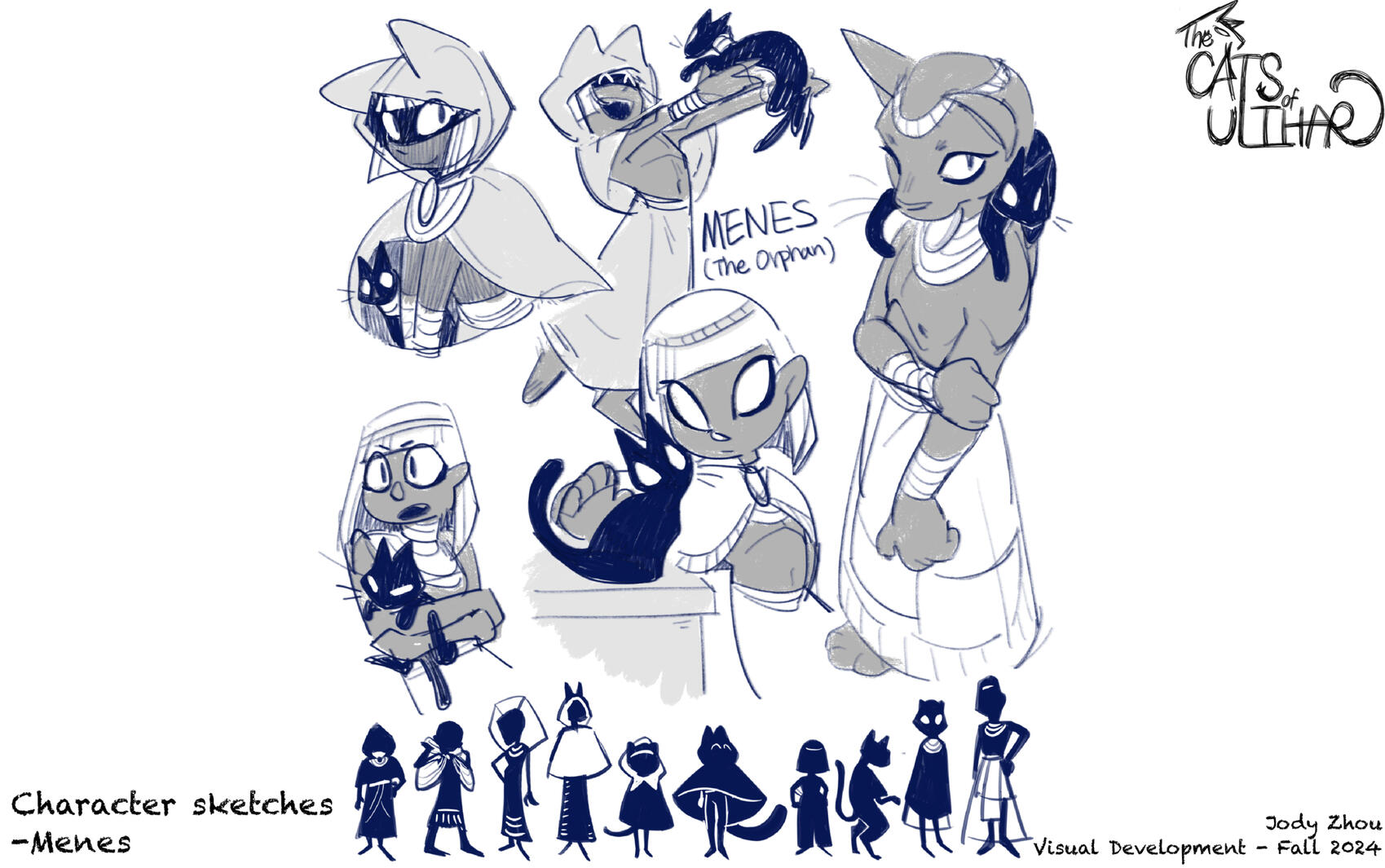 Character Sketches - Menes